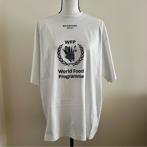 BALENCIAGA - WFP T-SHIRT MEDIUM FIT IN WHITE